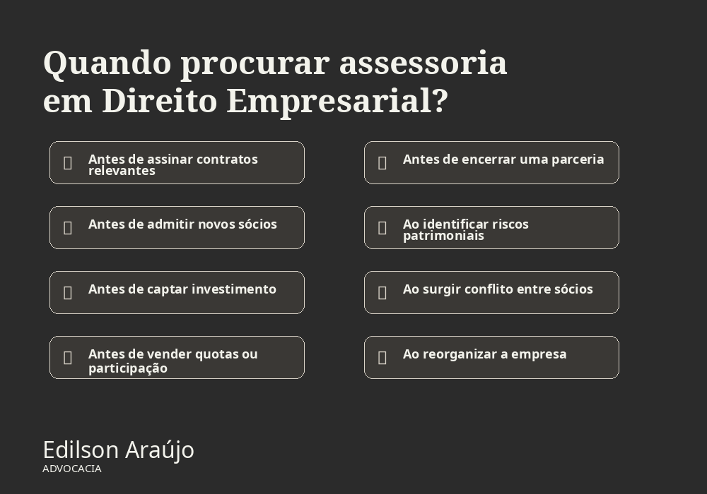Disputas empresariais e proteção patrimonial